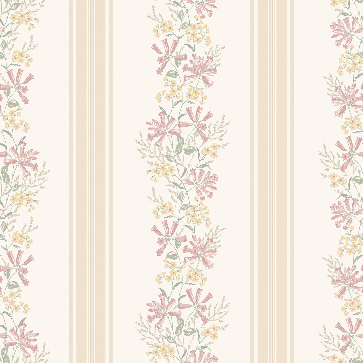 Freja, Vit Multi - 2006-01 - Duro - Papiers peints - Multicolore