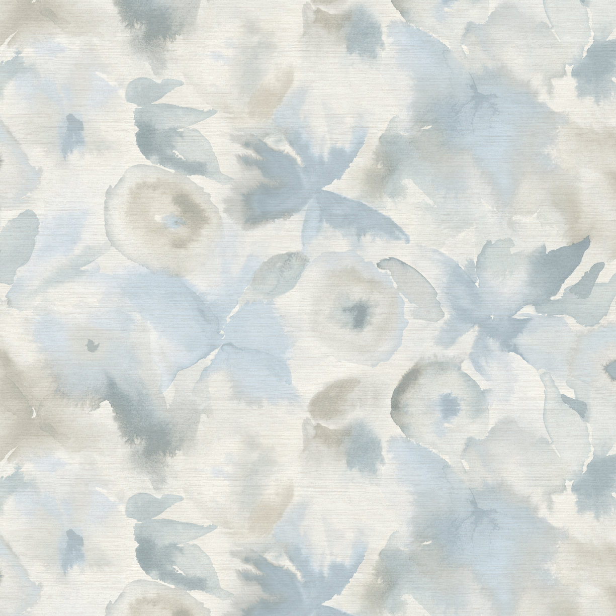 Flores Powder/Sky/Parchment - HAW0340-01 - Harlequin - Papiers peints - Bleu
