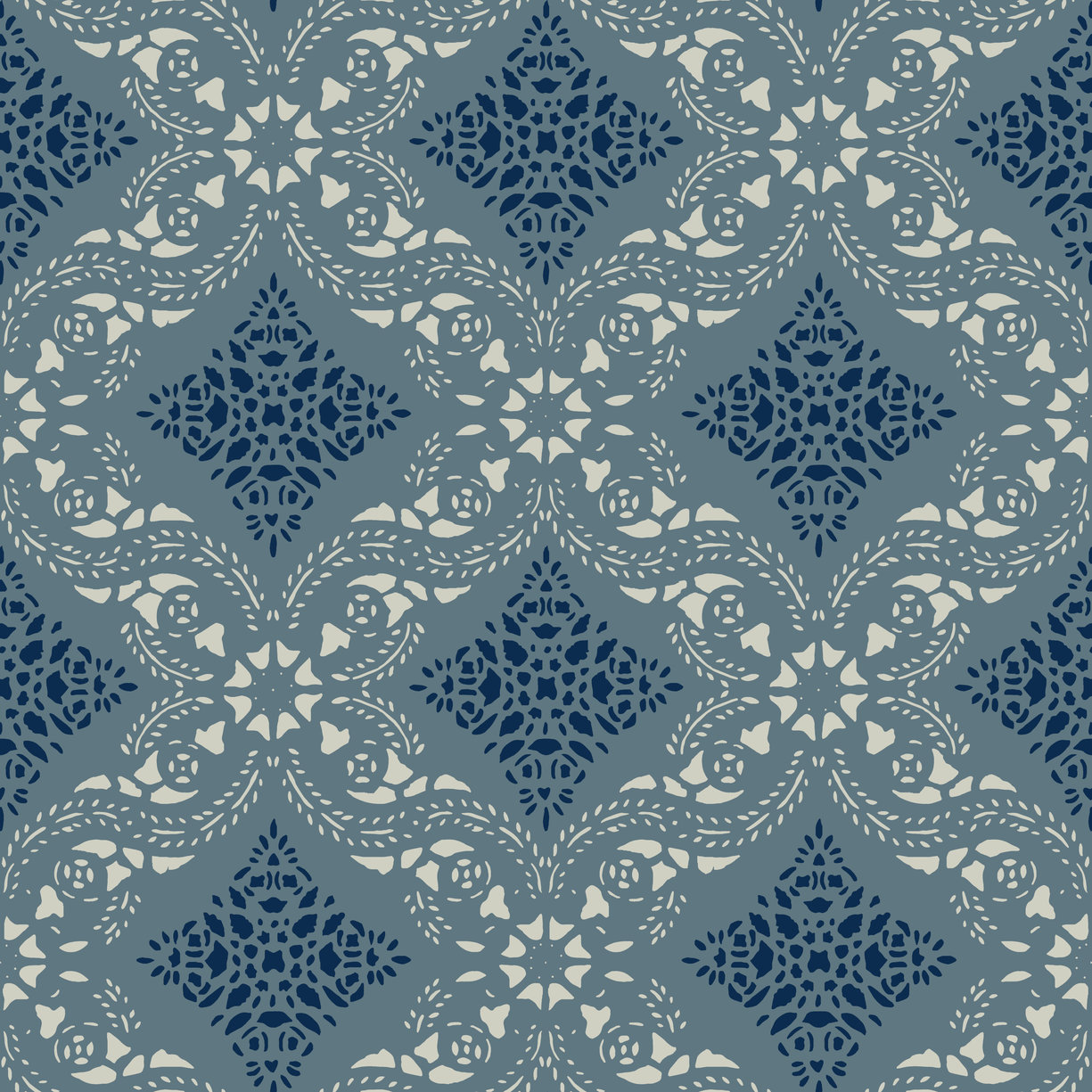 Dahlströmska gården - 686-05 - Duro - Papiers peints - Bleu