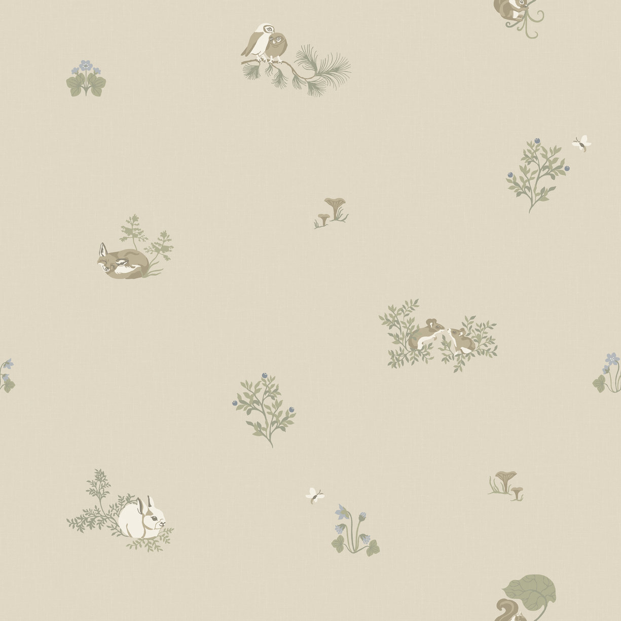 Olle, Beige - 2011-02 - Duro - Papiers peints - Beige