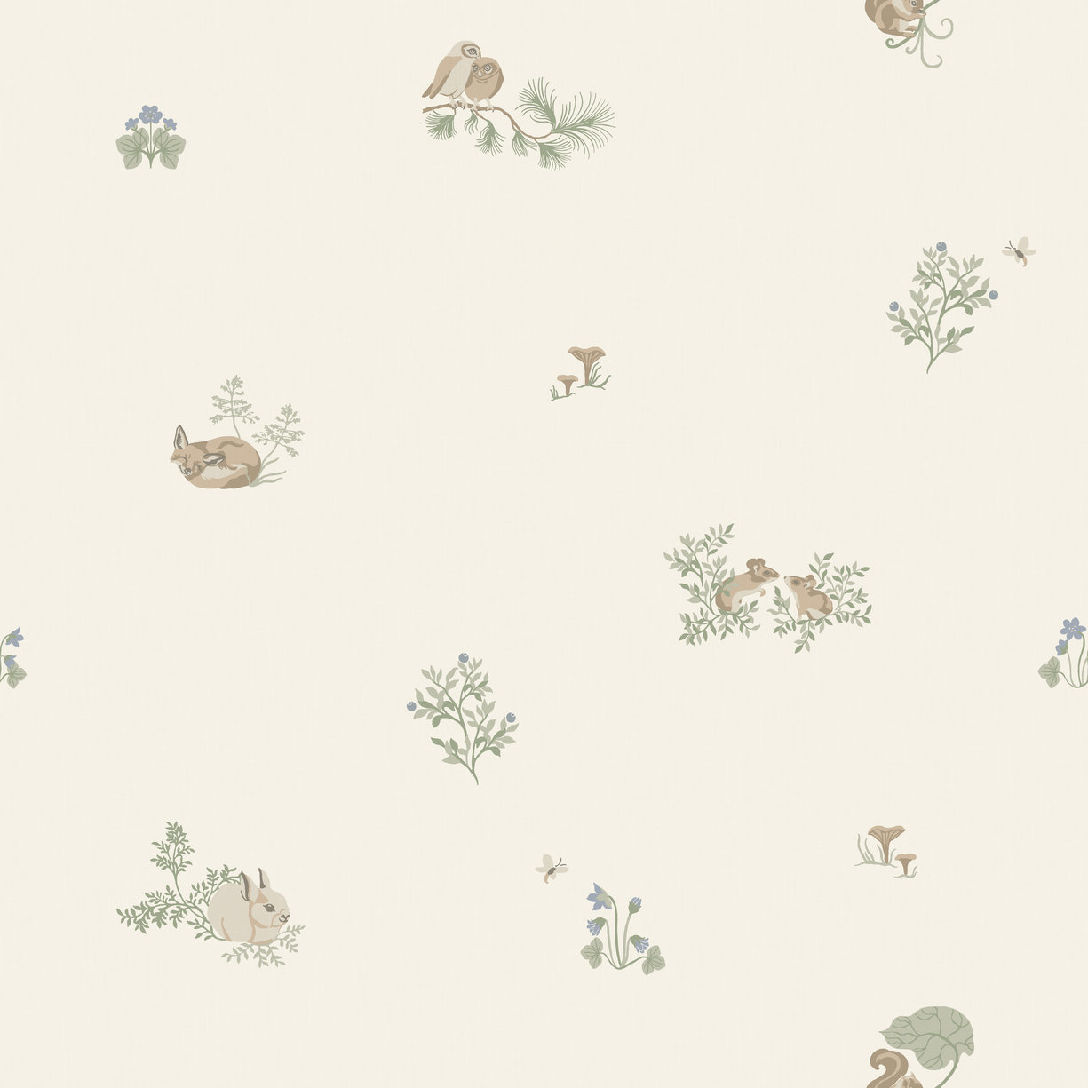 Olle, Vit - 2011-01 - Duro - Papiers peints - Blanc