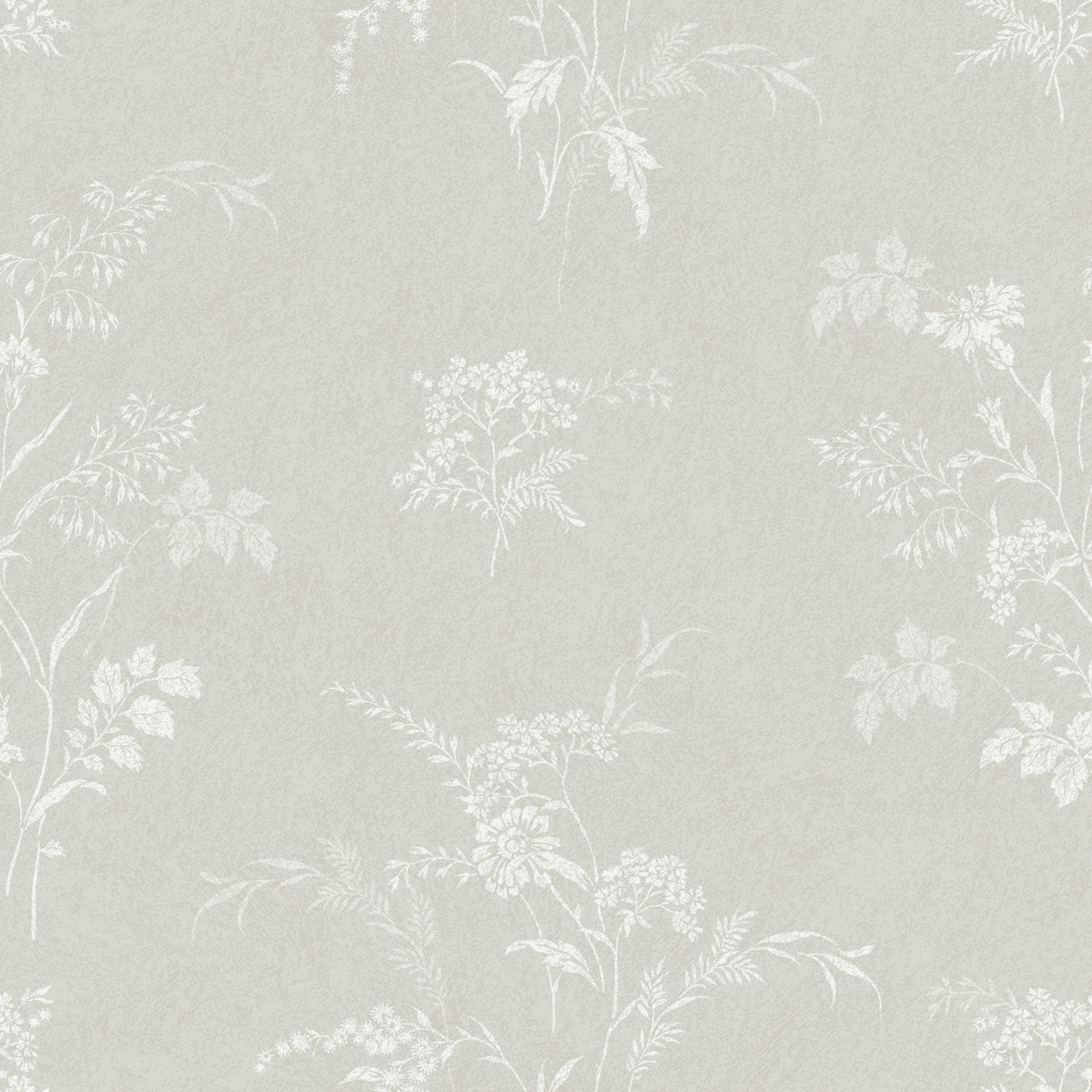 Sommaräng, Ljusgrå Vit - 2007-01 - Duro - Papiers peints - Gris