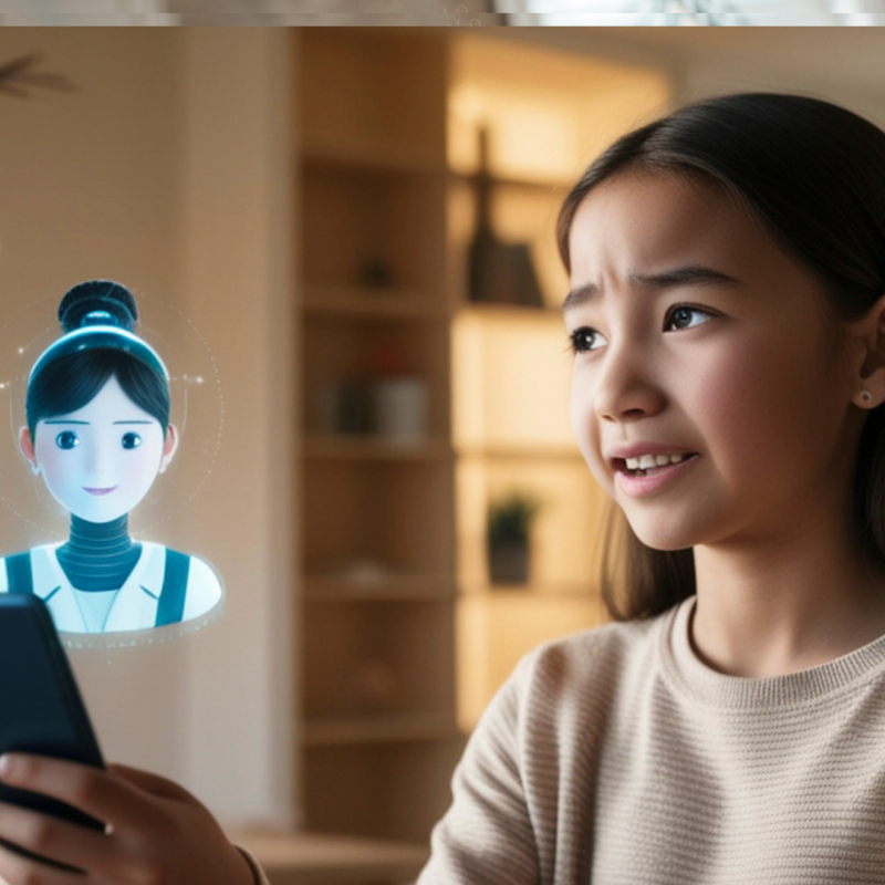 Je kind en AI mood picture