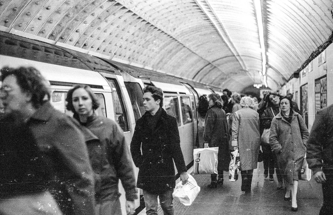 Oxford Circus Tube, London 1984