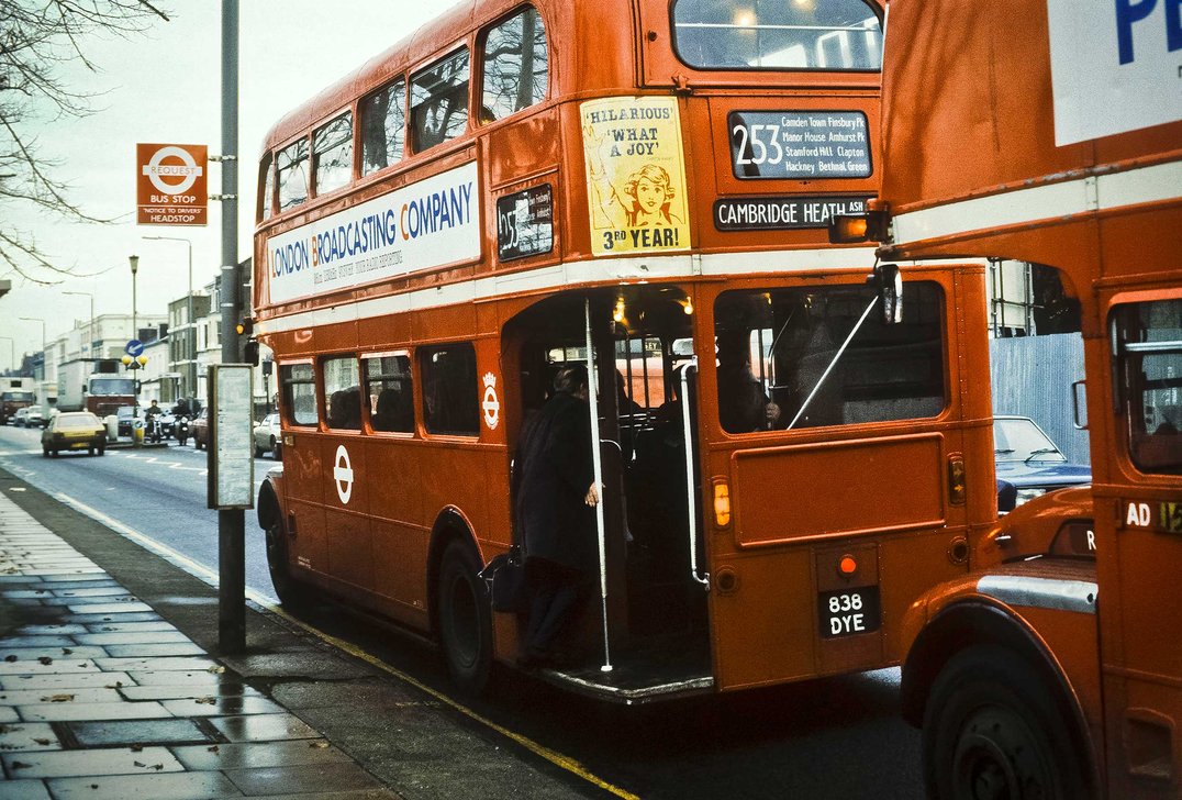 No. 253 Bus, London 1985