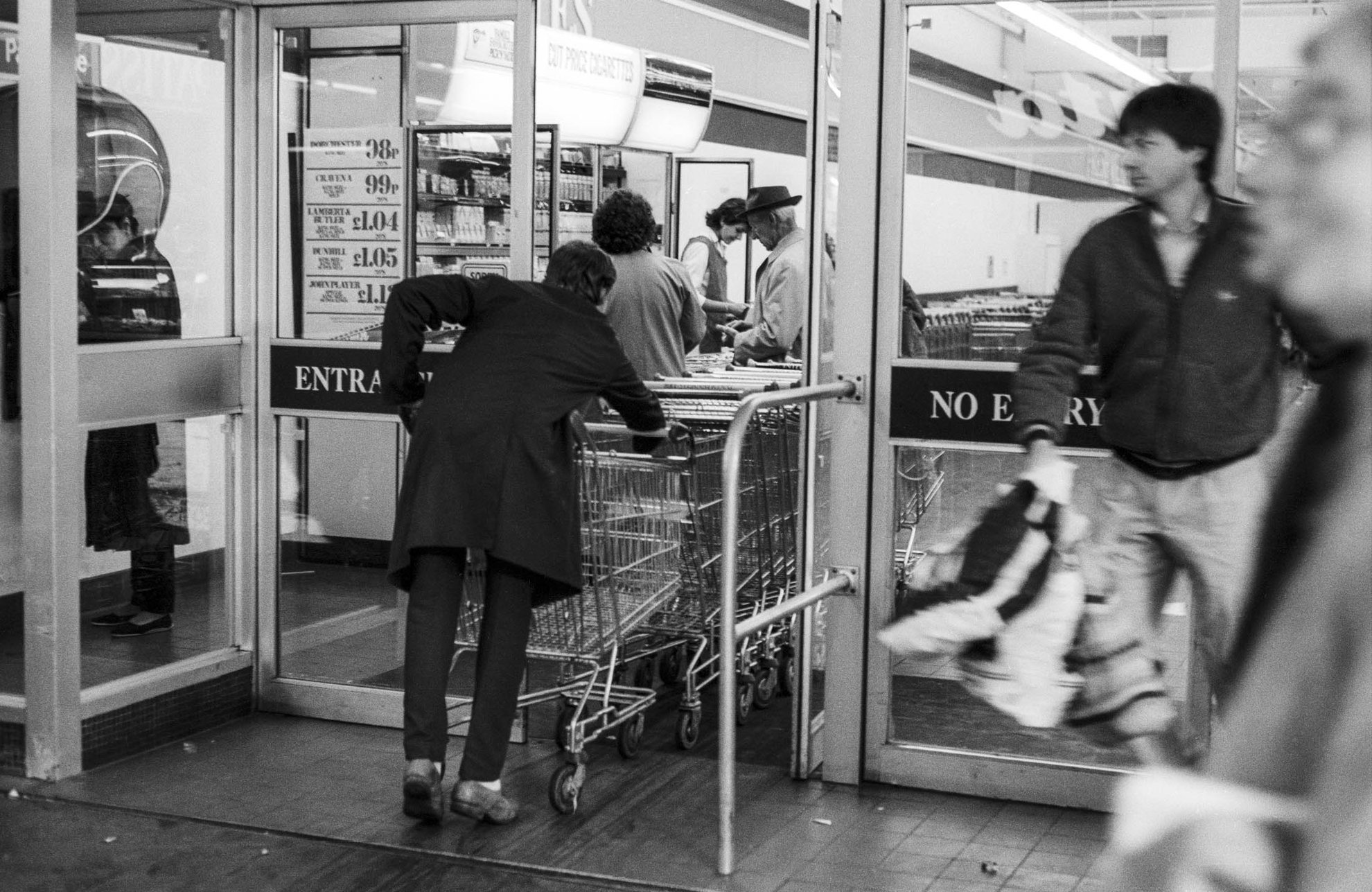 Supermarket entrance