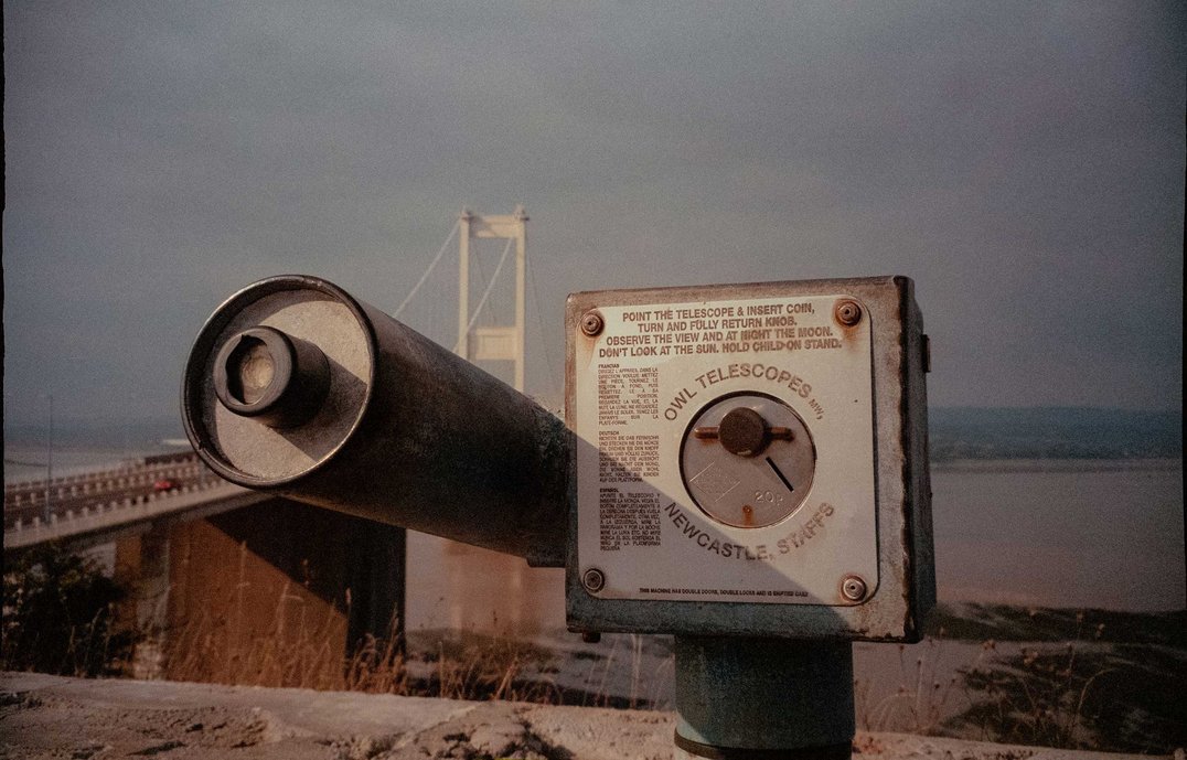 Telescope at the Severn Bridge