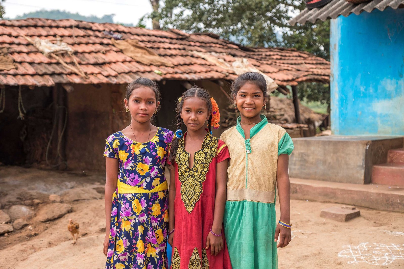 Schoolgirls in K Bennavaram