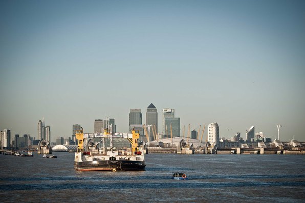 View from the Woolwich Ferry