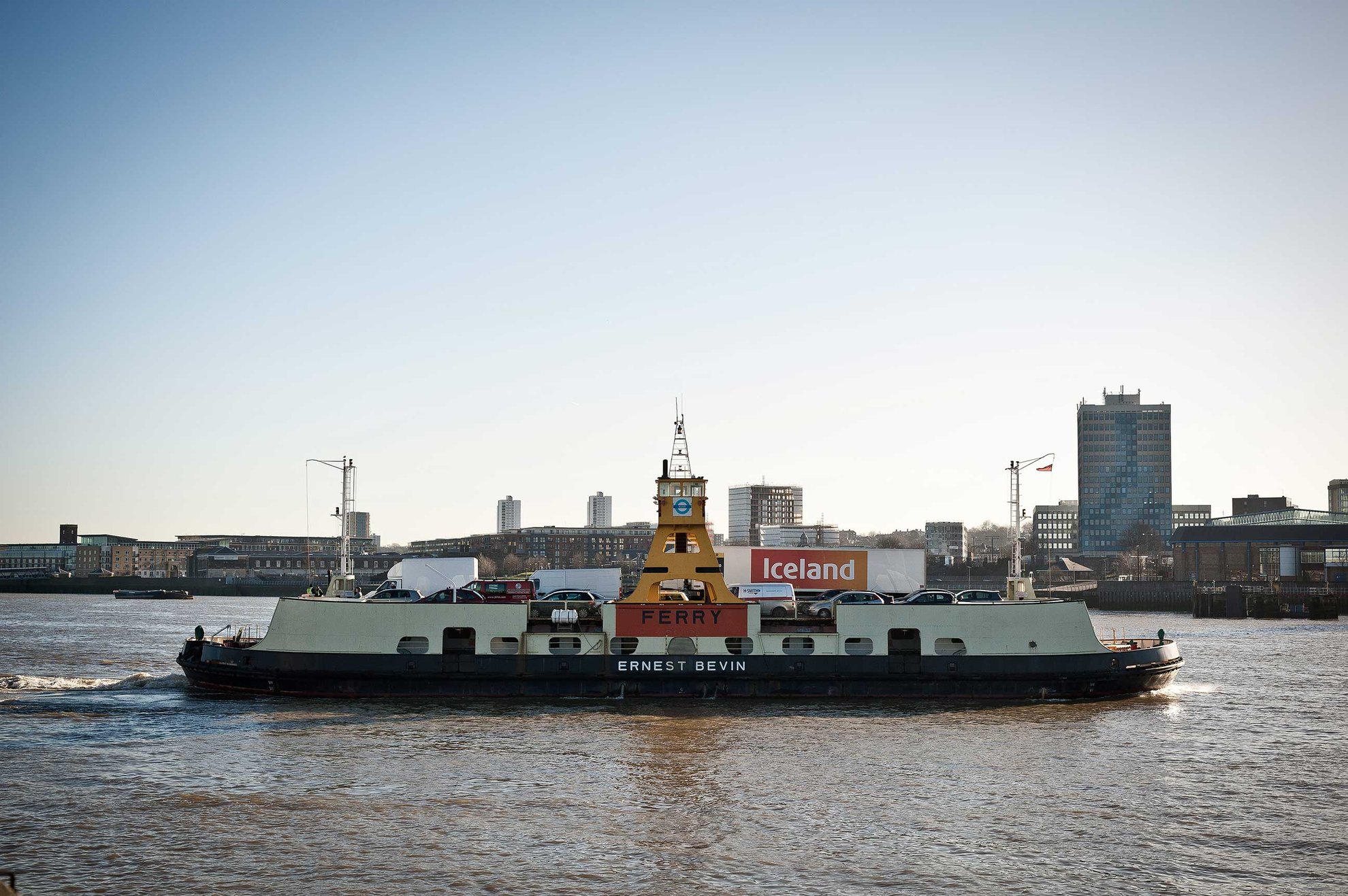 The Ernest Bevin Woolwich Ferry