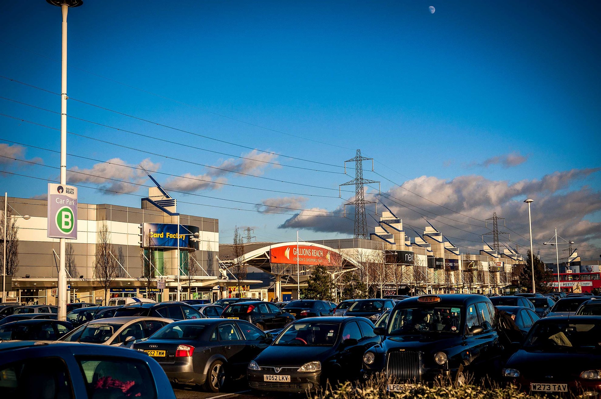 Car Park B at Gallions Reach