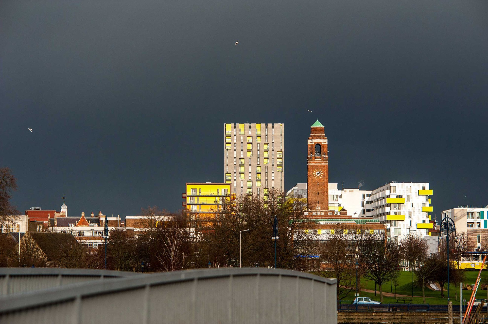 Barking skyline