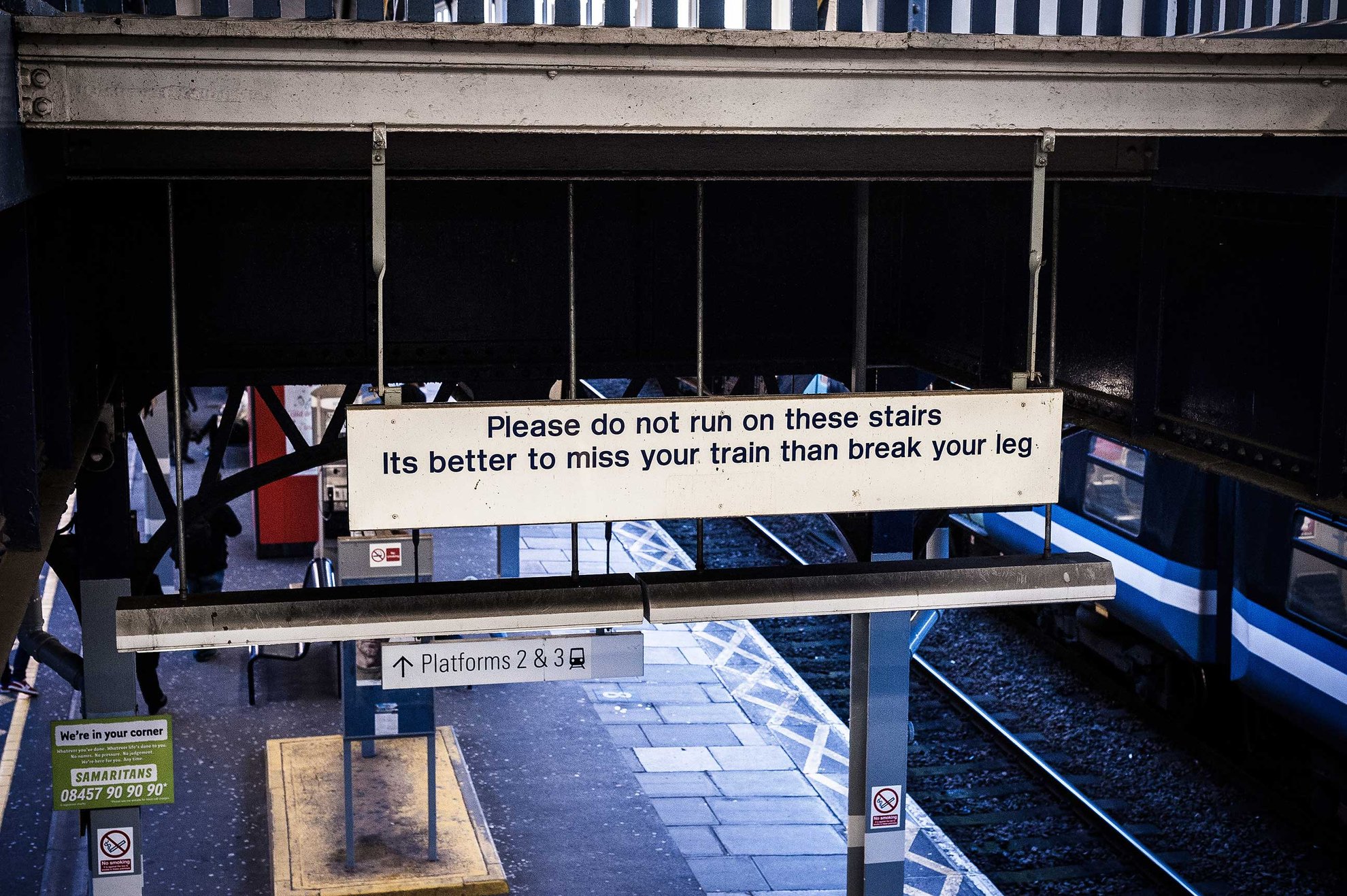 Don’t break your leg at Ilford Station