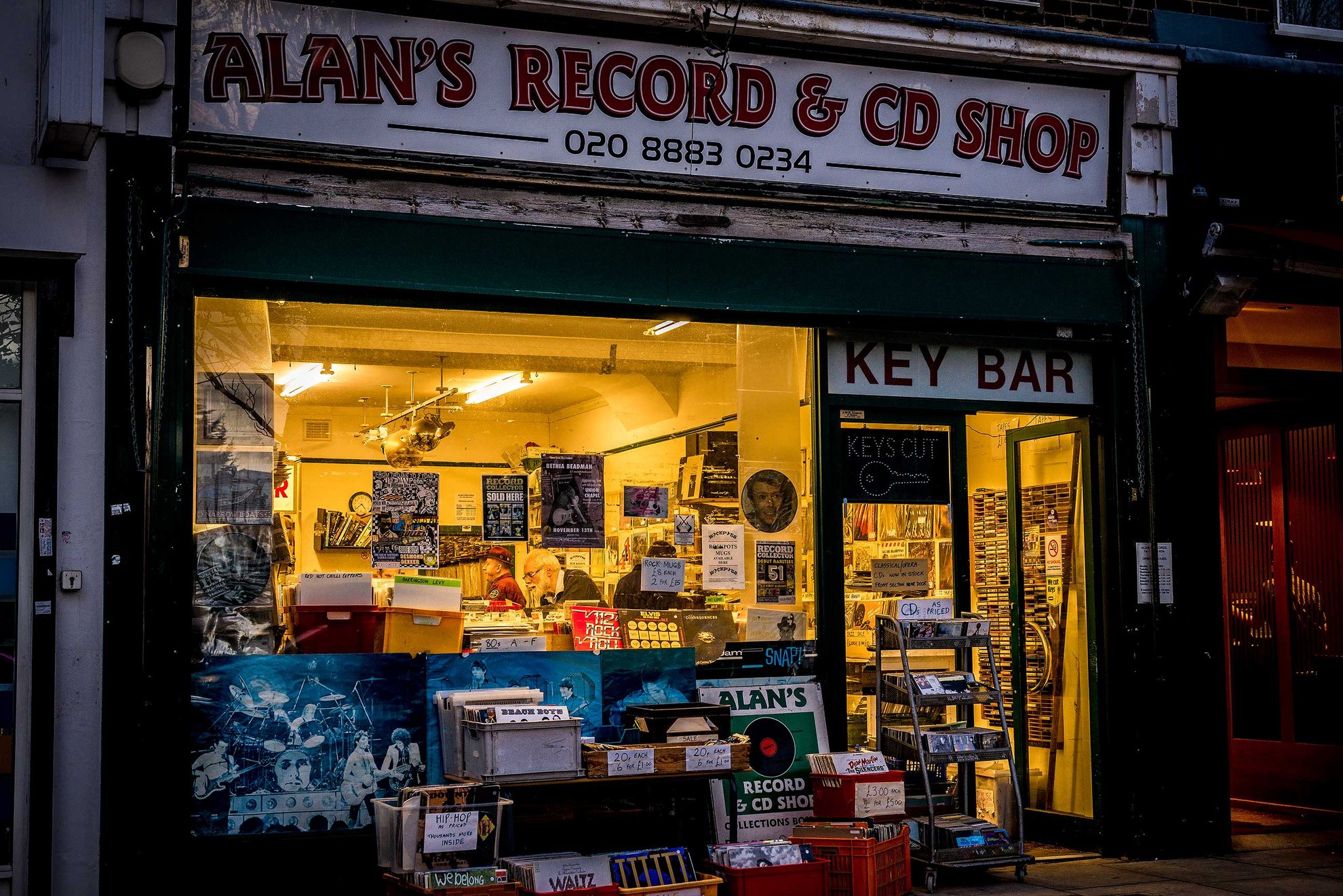 Alan’s Record & CD Shop, East Finchley