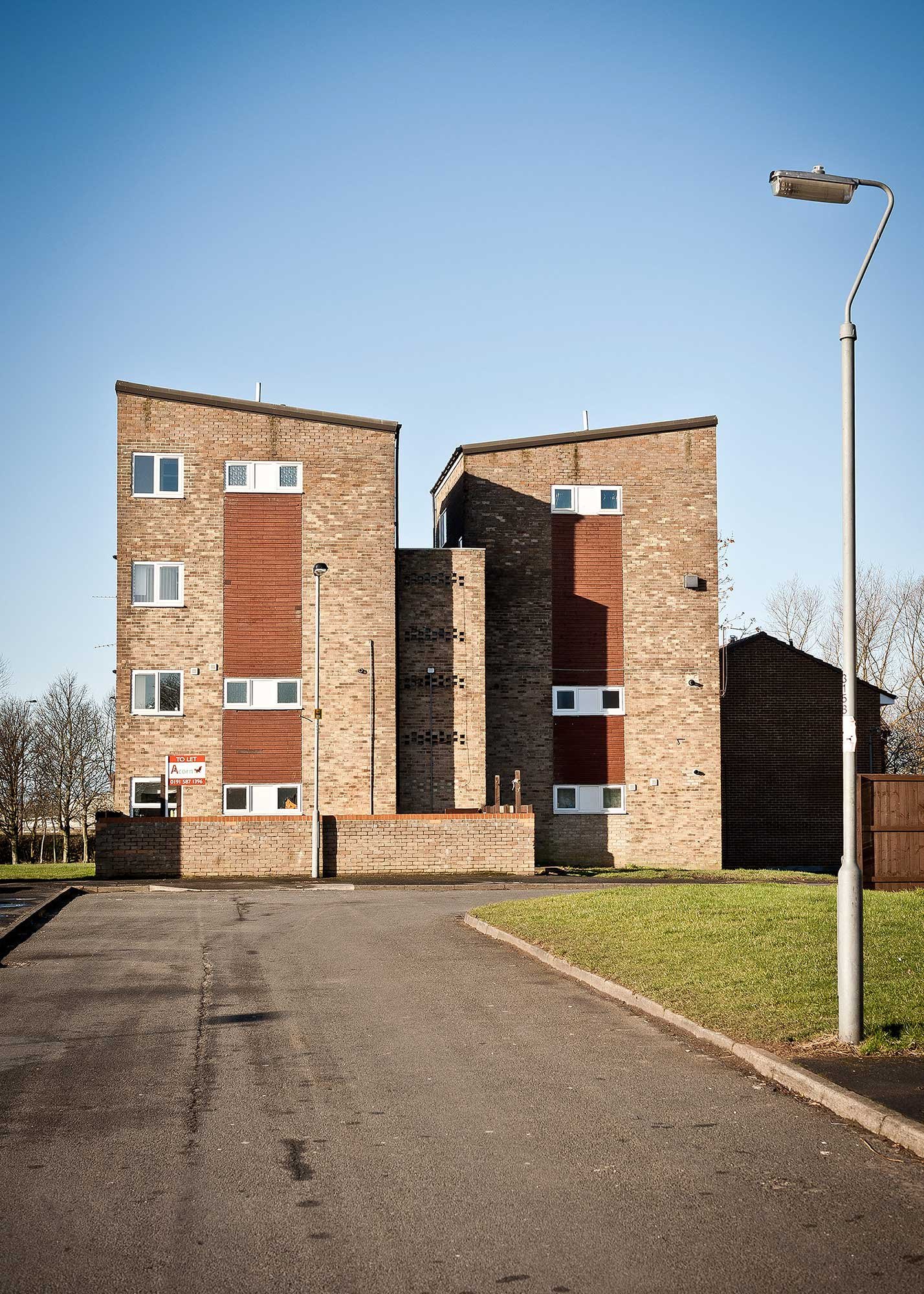 Peterlee housing designed by George Grenfell-Baines