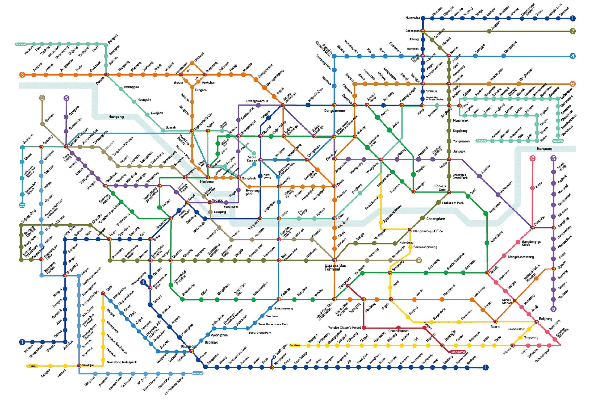 Seoul Subway Map