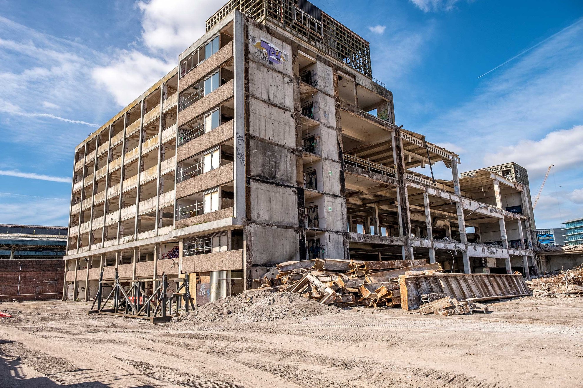 Demolition of the Bristol Sorting Office