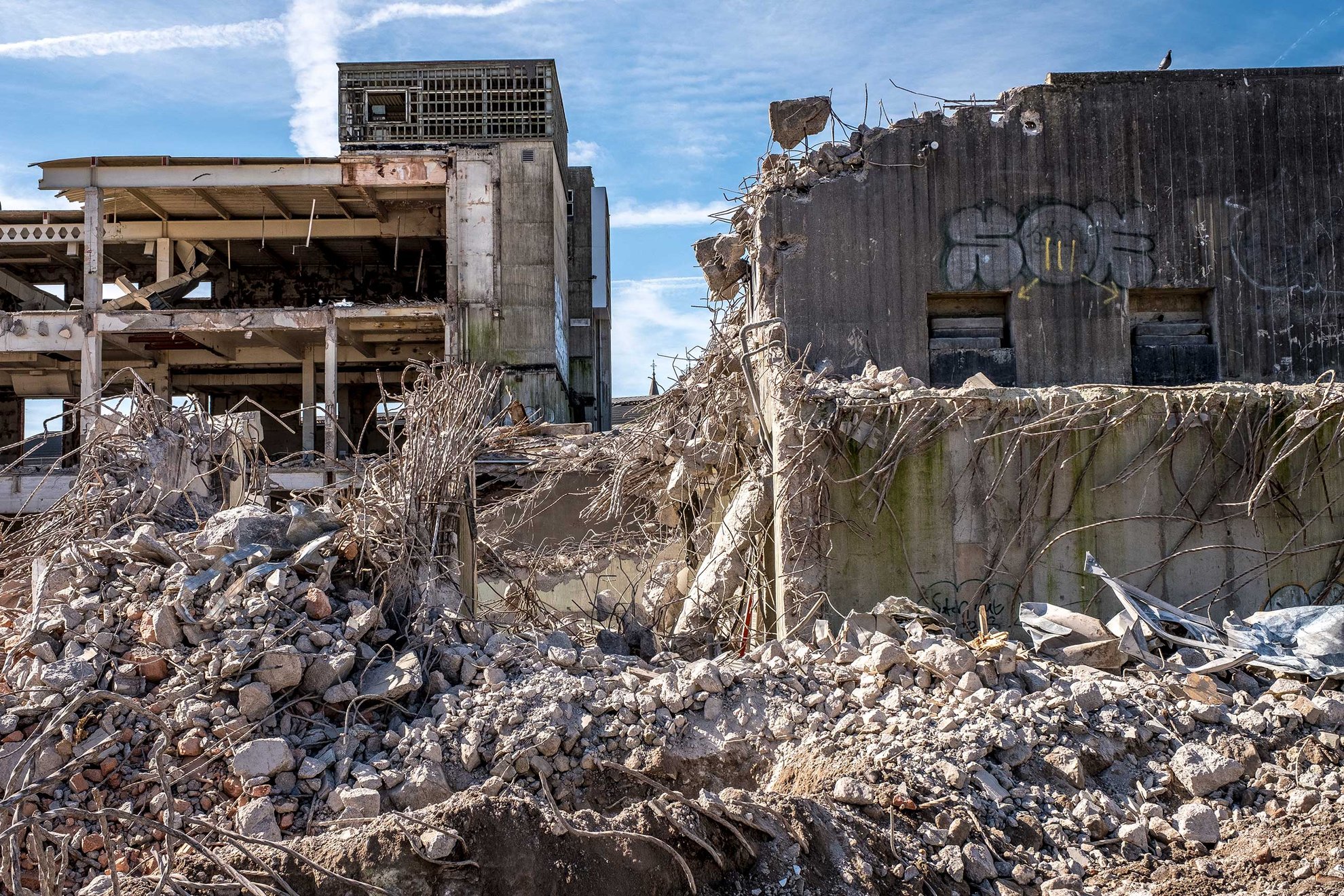 Demolition of the Bristol Sorting Office