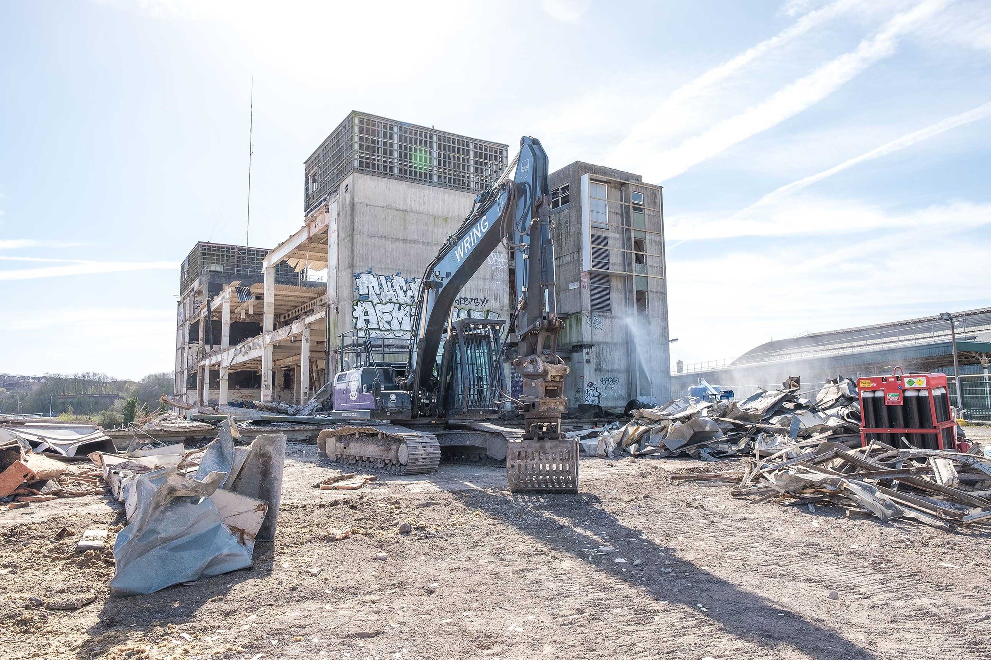 Demolition of the Bristol Sorting Office