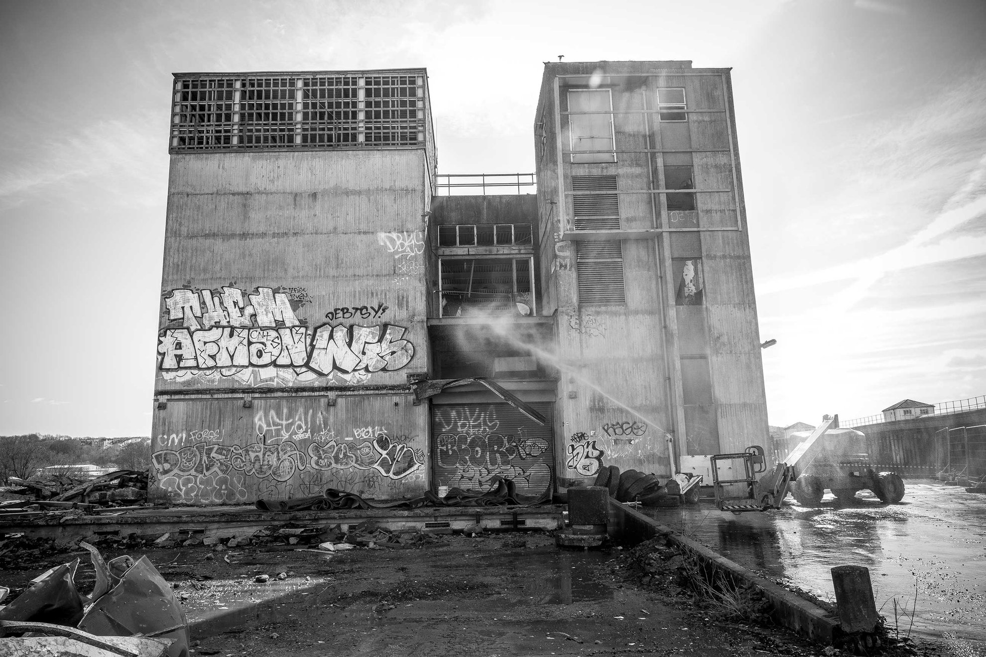 Demolition of the Bristol Sorting Office