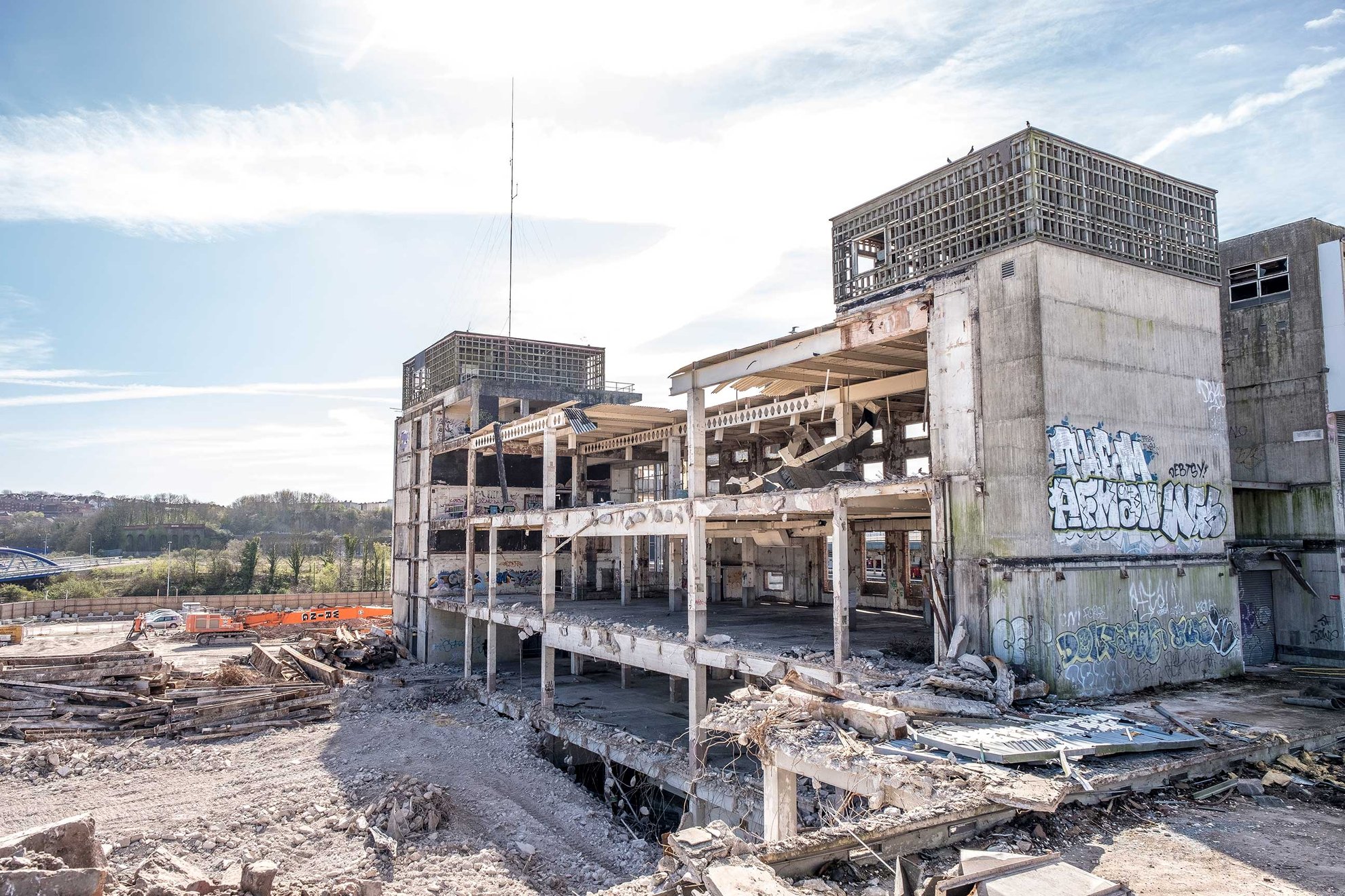 Demolition of the Bristol Sorting Office