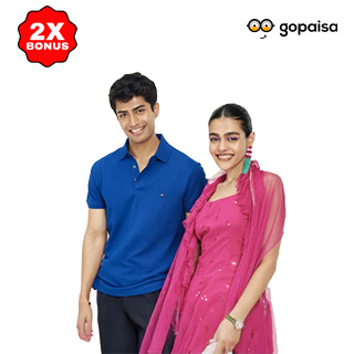 GoPaisa 2x Rewards on Amazon Fashion: Get Upto 80% Off + 10% GP Rewards (Earlier 5%)