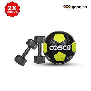 GoPaisa 2x Rewards on Sports & Fitness Products: Get Upto 80% Off + 8% GP Rewards (Earlier 4%)