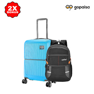GoPaisa 2x Rewards on Amazon Luggage: Get Upto 80% Off + 8% GP Rewards (Earlier 4%)