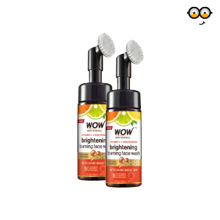  B1G1 Free - WOW Vitamin C & Niacinamide Foaming Face Wash 150 ML [Coupon - BOGO]