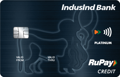 Apply Lifetime Free IndusInd Platinum Rupay Credit Card & Get Increased Rs.2000 GP Rewards