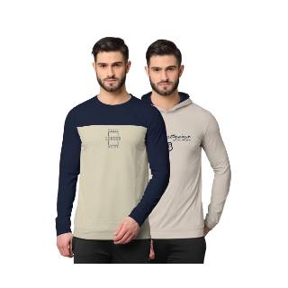 Pack of 2 Hooded & Crew-Neck Sweatshirts at Flat 80% OFF