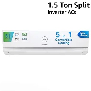 Best 1.5 Ton Split Inverter ACs  From Rs.27,990 + Upto Rs.5000 Off using Bank Cards