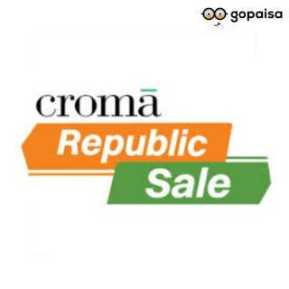 Croma Republic Day Sale : Get Up to 80% Off + Extra 10% Bank Discount (16-26 Jan)