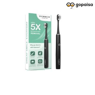 Zop: Hammer Flow 2.0 Electric Toothbrush with 2 Replaceable Brush Heads [Lowest Online]