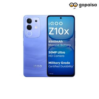 iQOO Z10x 5G (6GB/128GB) Mobile At Rs.11998 [Rs.1000 Off on SBI Cards)