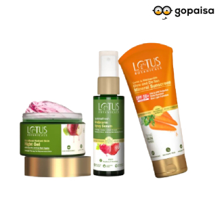 Lotus Botanicals Payday Sale: Buy Any 3 Products at Rs.854 [Code: BUY899 + 5% Online Discount]