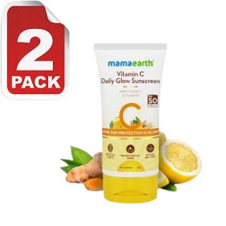 Buy 2 Vitamin C Sunscreen at Rs.331,after (Use Coupon 'OMG' & 5% Prepaid Off)