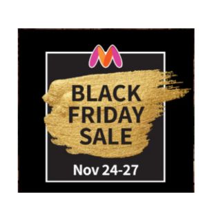 Myntra Black friday Sale {24th-27th Nov} - Get 40%-80% Off Sitewide + Extra 10% Bank Off !!