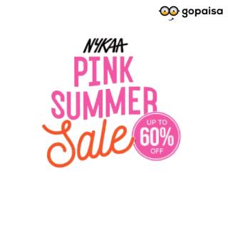 Nykaa Pink Summer Sale:  Up to 60% OFF on Beauty & Cosmetics