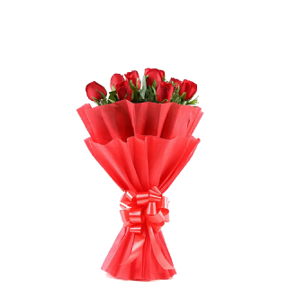  Best Gift to your Valentine: Bouquet of 8 Red Roses (Coupon: FNPE15)