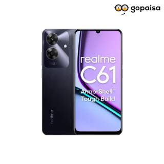 realme C61 (64 GB)  (4 GB RAM) at Rs.5699 [Rs.300 Bank Offer] Best in Budget
