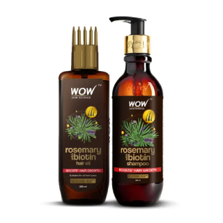 wow rosemary hair oil hair shampoo combo offer
