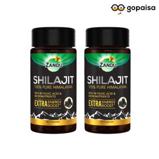 Few Unit Left: Flat 50% Off on Zandu Shilajit Capsules + Extra 10% Coupon
