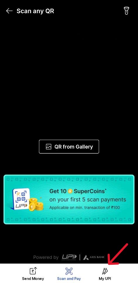 Flipkart UPI Offer Activation Step - Flipkart Scan and Pay