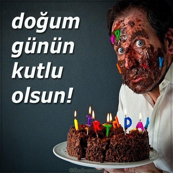 Открытка с днем рождения мужчине на турецком