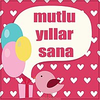 Картинка с днем рождения на турецком языке