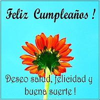 Открытка с днем рождения с пожеланием по испански