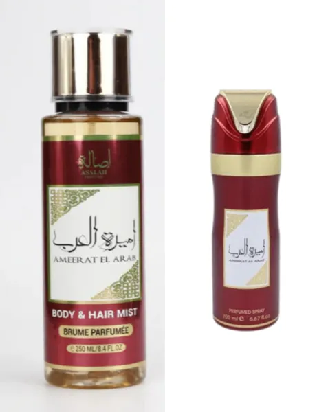 Lattafa Ameerat al arab body haar mist en deodorant parfum