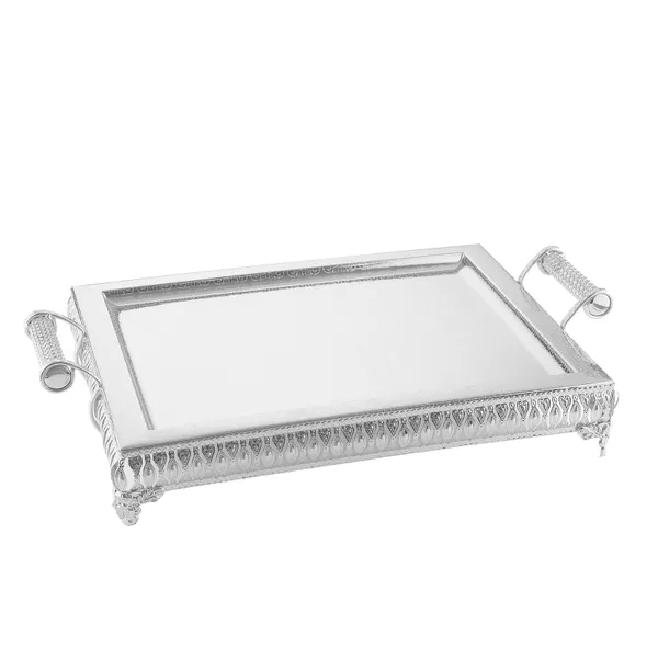 Hakal Antic Style Tray Silver