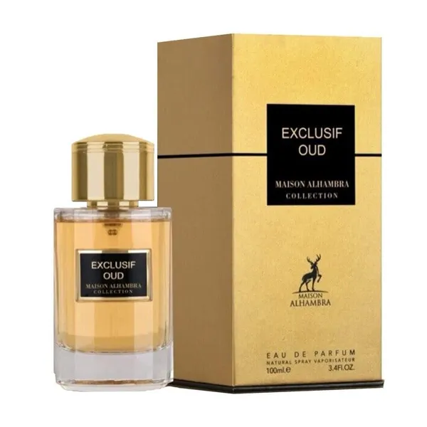 Maison Alhambra Exclusif Oud - 100 ML Eau de Parfum - Unisex Parfum Geïnspireerd door Oud Couture van Carolina Herrera